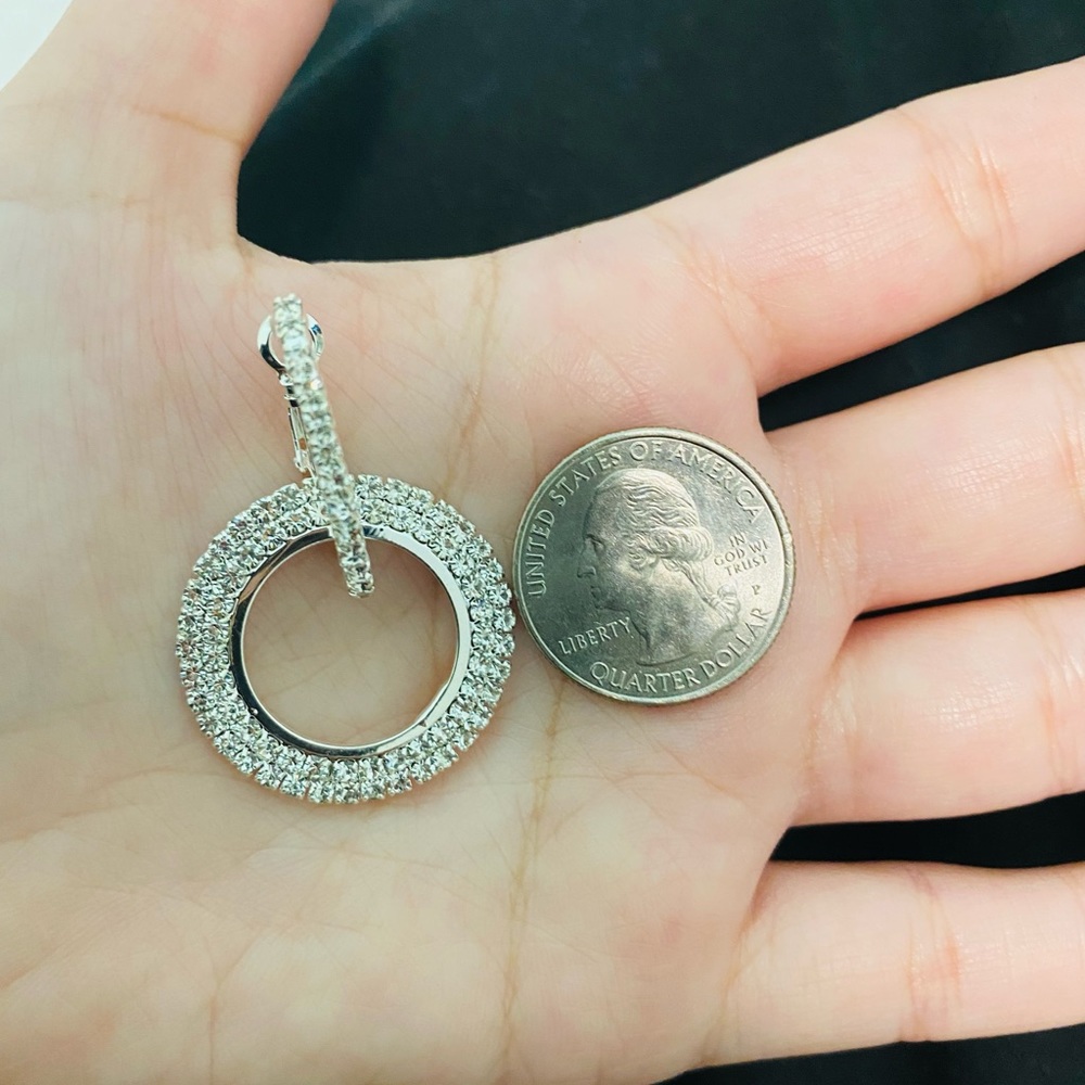 ✨Sparkling Silver Plated Drops✨ - Picture 5 of 5